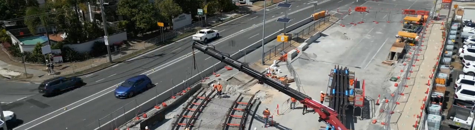 rail delivery construction site image