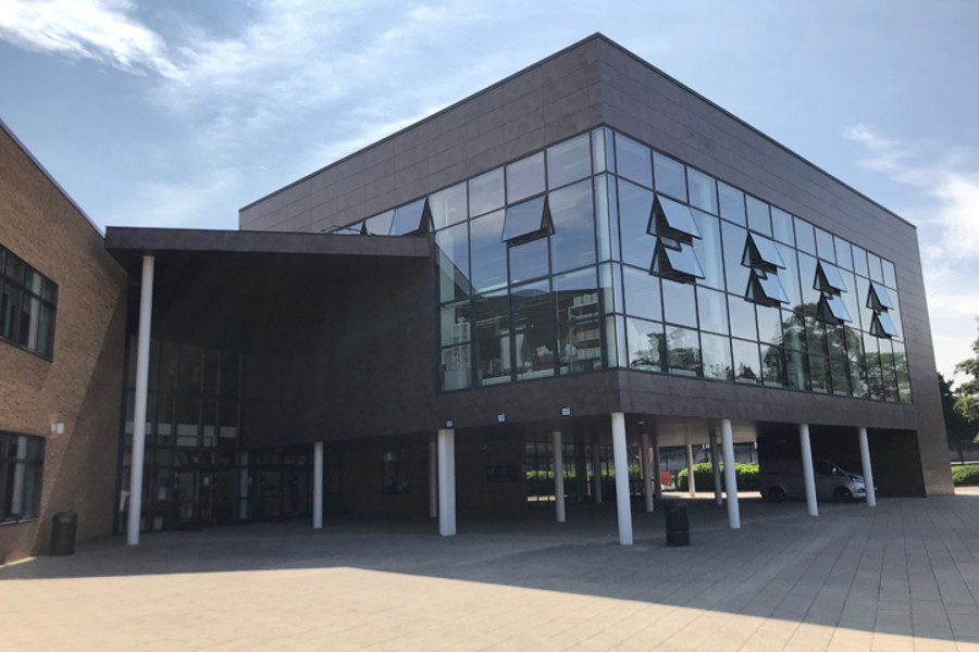 Image of school building entrance