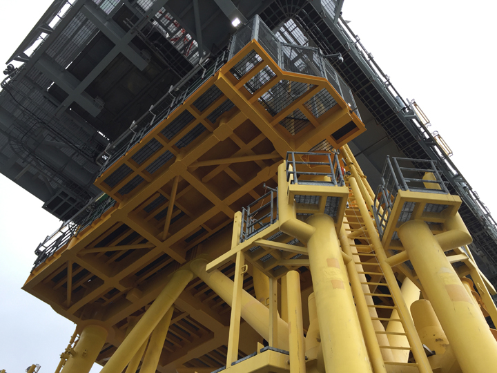 close up image of beatrice offshore site