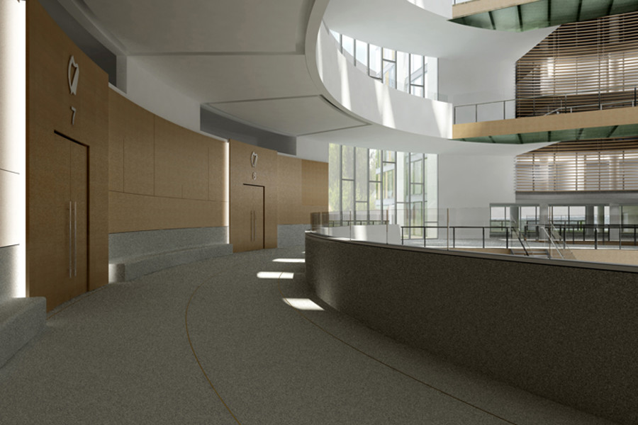 Interior of Dublin Criminal court