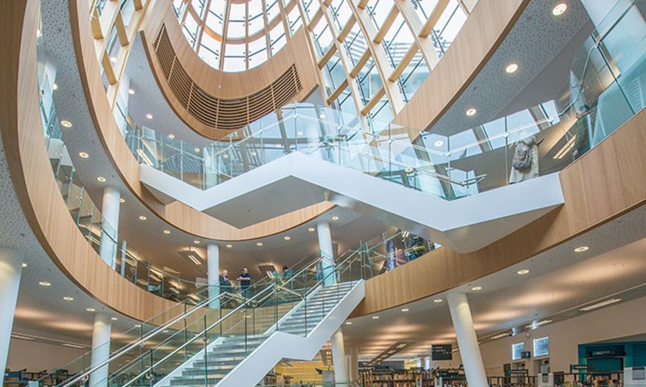 Liverpool library atrium