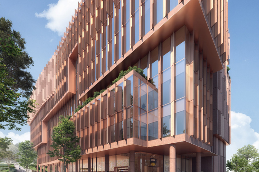 exterior image of building with architectural detail