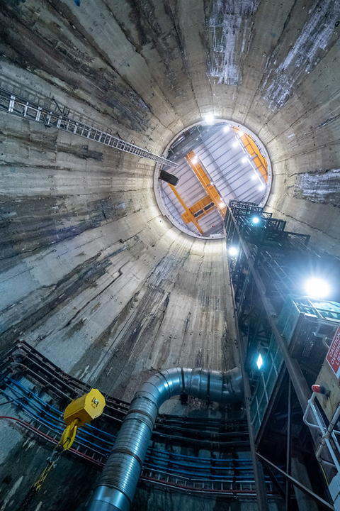 Ground point if view of thames tideway tunnel
