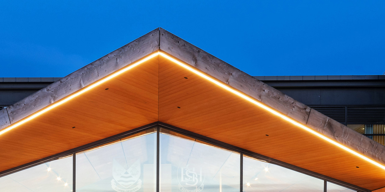 INPP picture of building with triangular point feature