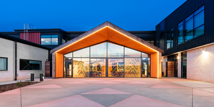 image of entrance of a building