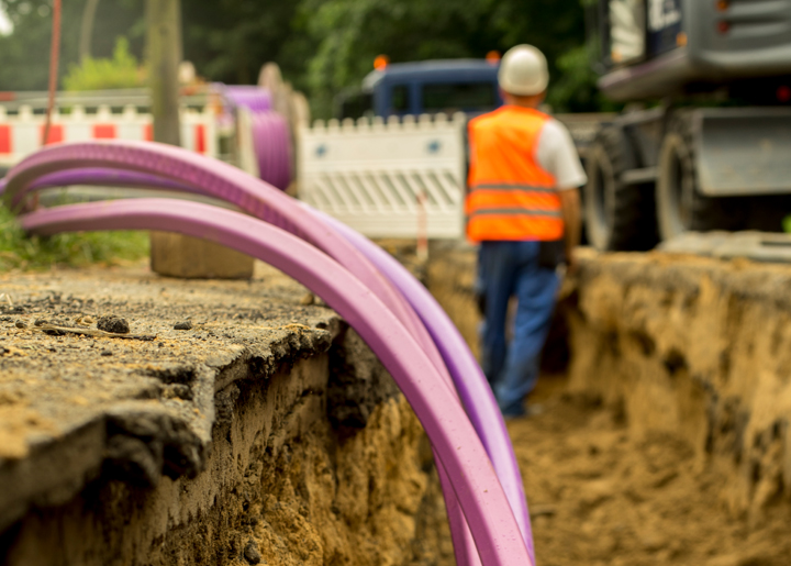 Nextgenaccess close up of tubing on construction site