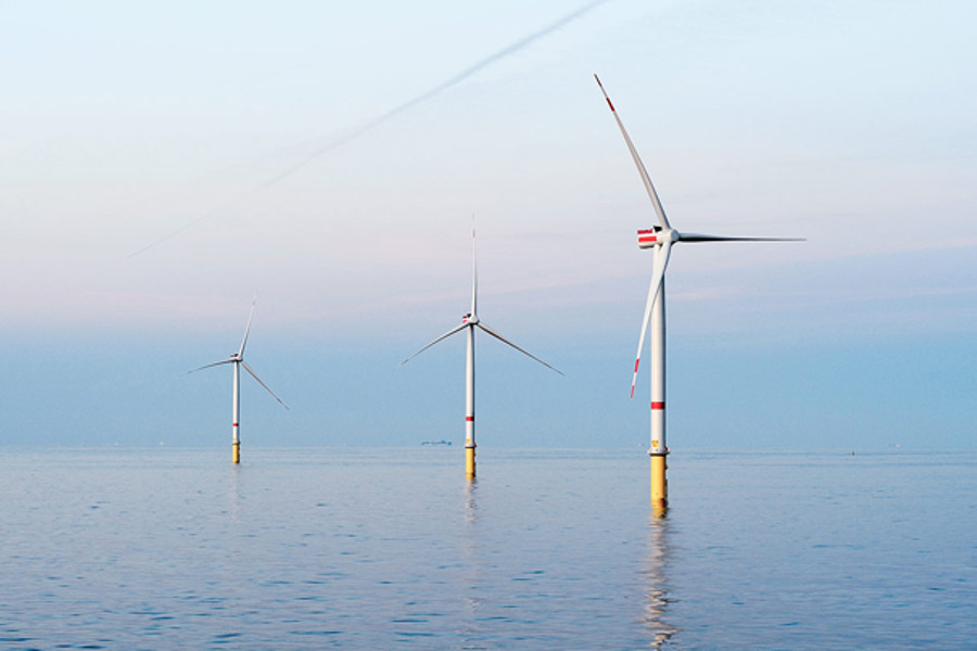 image of wind farm offshore