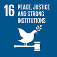 SDG 16 Peace, justice and strong institutions