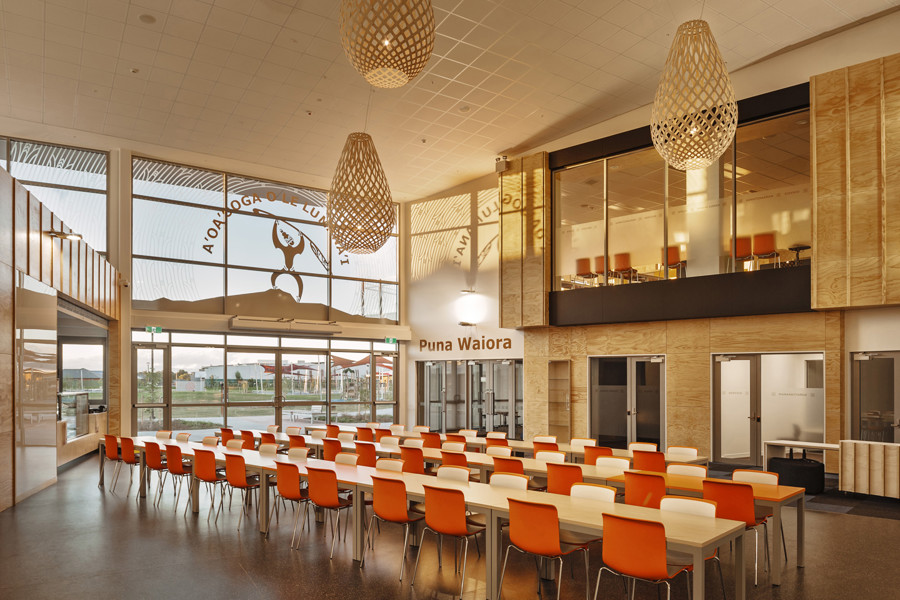 tables and chairs in haeata community campus